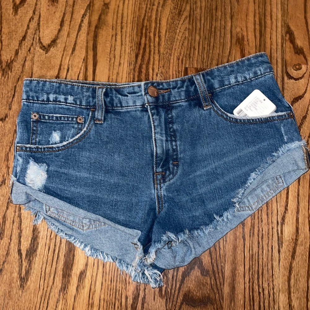 Free People Denim shorts